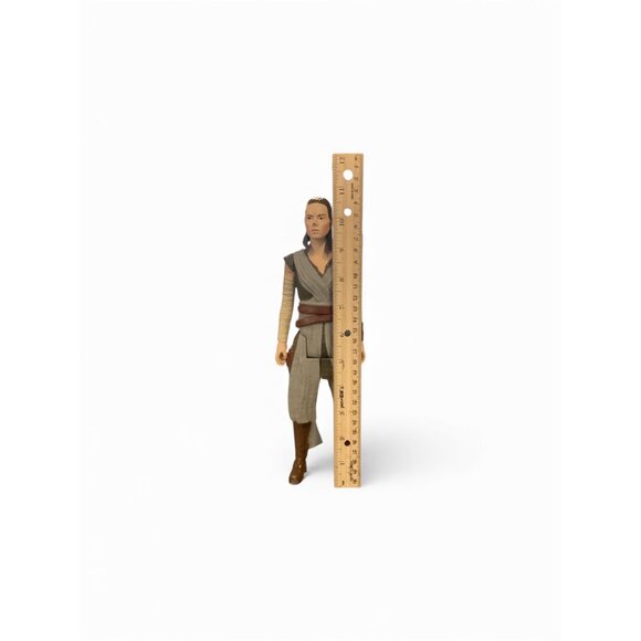 Star Wars Rey Action Figure 10.5 Inches Tall Collectible Toy With Brown Belt & B - Picture 2 of 3